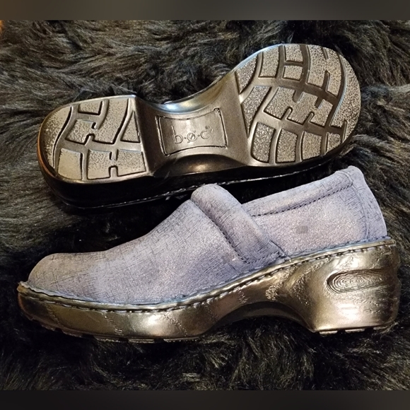 b.o.c. Peggy Navy Blue & Black Clogs Women's Size 7.5 - Picture 4 of 15